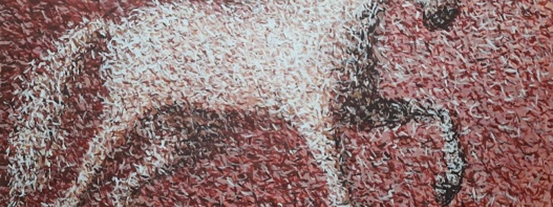 Fotografía:  Pintura de un caballo de Isaac Bello