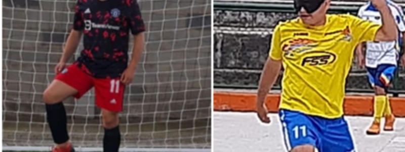 Fotografía: Julián Jaramillo - Jugando futbol 5 para ciegos